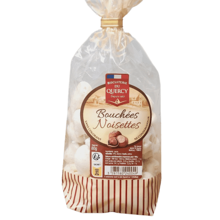 Bouchées Noisettes 80g – Biscuiterie Artisanale du Quercy
