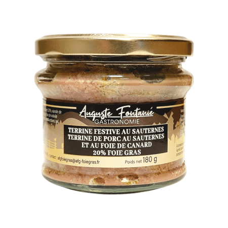 Terrine festive au Sauternes
